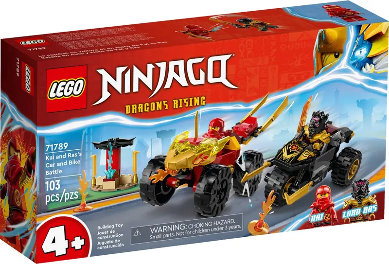 LEGO 71789 Bitwa samochodowo-motocyklowa między Kaiem a Rasem zdjęcie 2