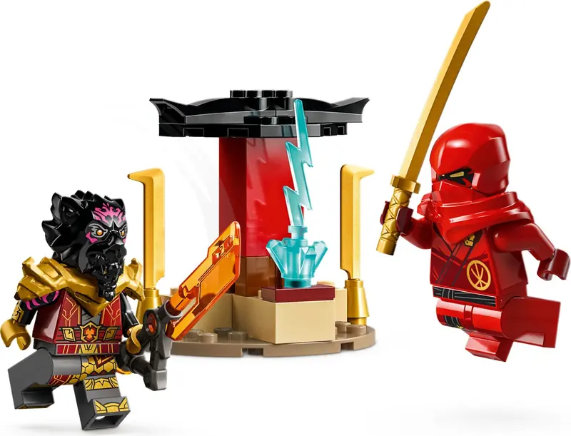 LEGO 71789 Bitwa samochodowo-motocyklowa między Kaiem a Rasem zdjęcie 3