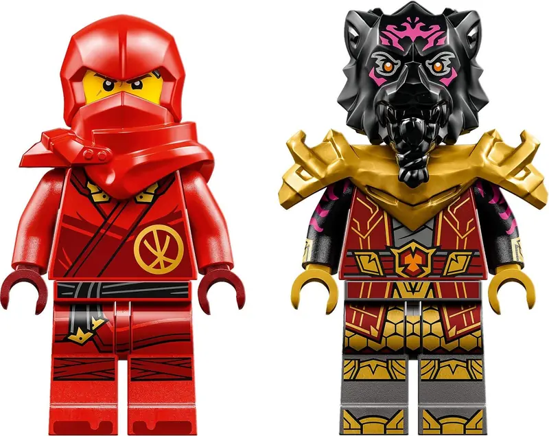 LEGO 71789 Bitwa samochodowo-motocyklowa między Kaiem a Rasem zdjęcie 5