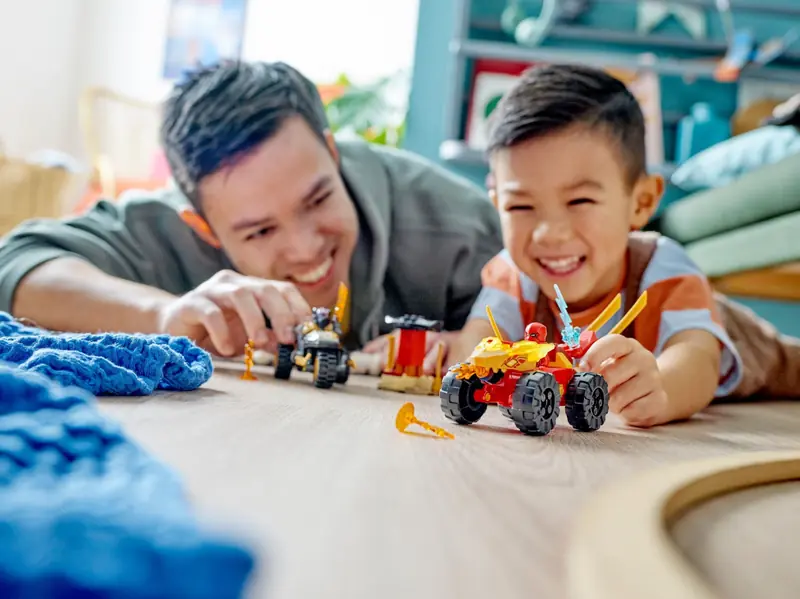 LEGO 71789 Bitwa samochodowo-motocyklowa między Kaiem a Rasem zdjęcie 8