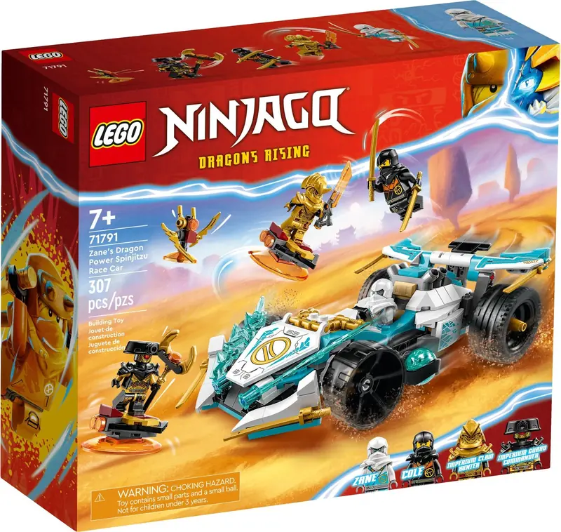 LEGO 71791 Smocza moc Zane’a - wyścigówka spinjitzu zdjęcie 2