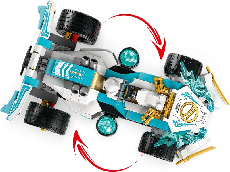 LEGO 71791 Smocza moc Zane’a - wyścigówka spinjitzu zdjęcie 5