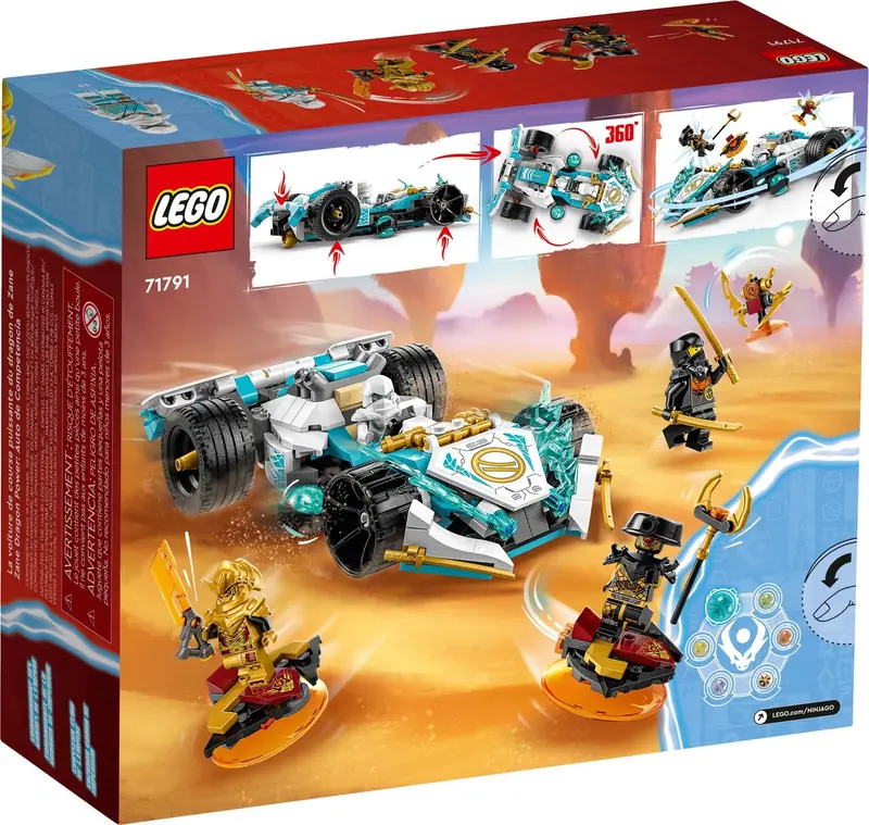 LEGO 71791 Smocza moc Zane’a - wyścigówka spinjitzu zdjęcie 7