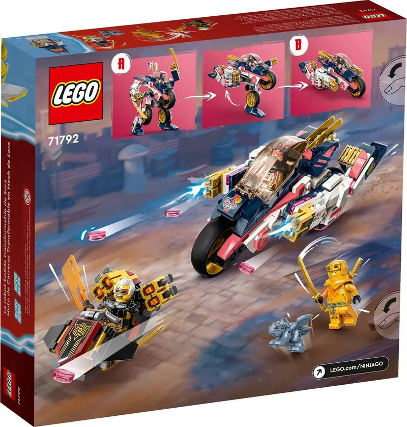 LEGO 71792 Mech Sory zmieniający się w motocykl wyścigowy zdjęcie 8