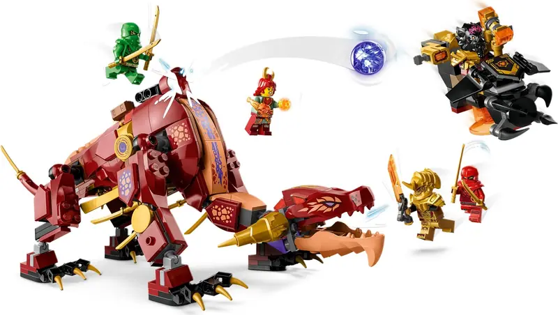 LEGO 71793 Lawowy smok zmieniający się w falę ognia zdjęcie 5