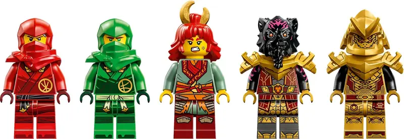 LEGO 71793 Lawowy smok zmieniający się w falę ognia zdjęcie 3