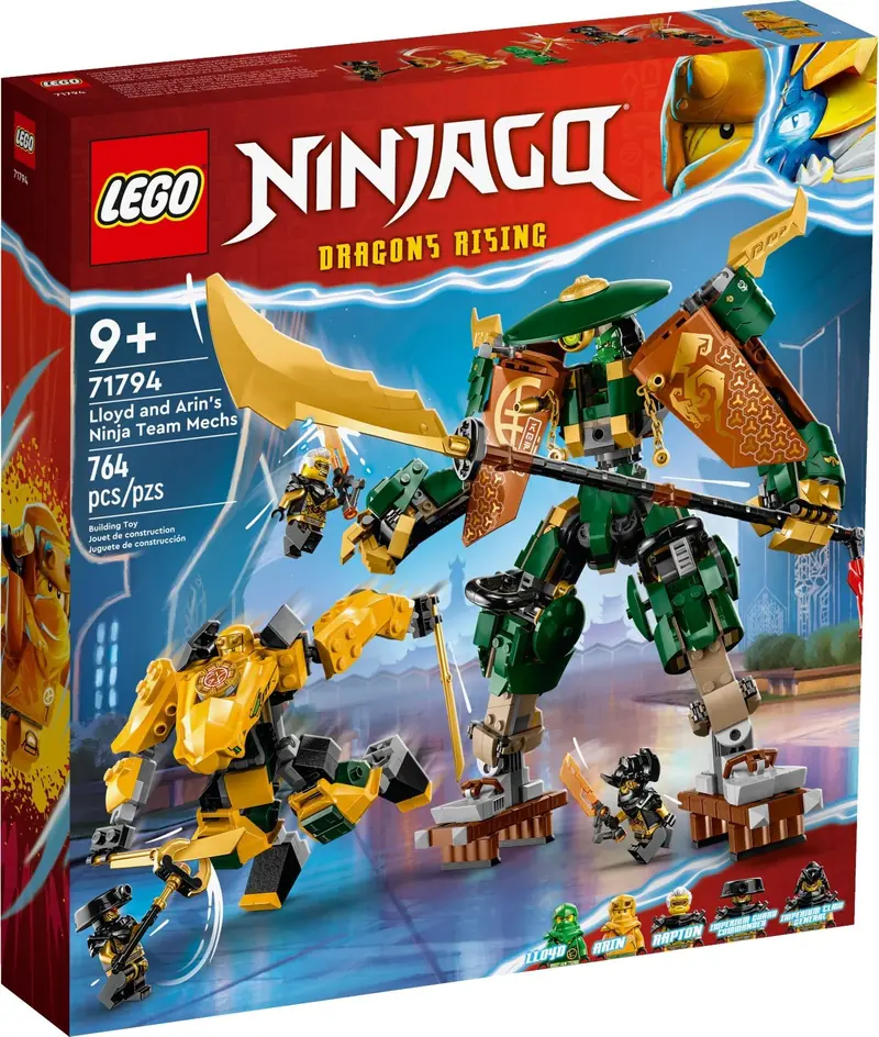 LEGO 71794 Drużyna mechów ninja Lloyda i Arina zdjęcie 2