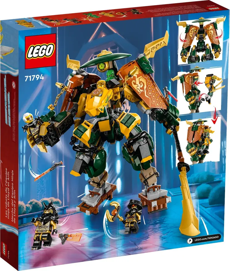 LEGO 71794 Drużyna mechów ninja Lloyda i Arina zdjęcie 6
