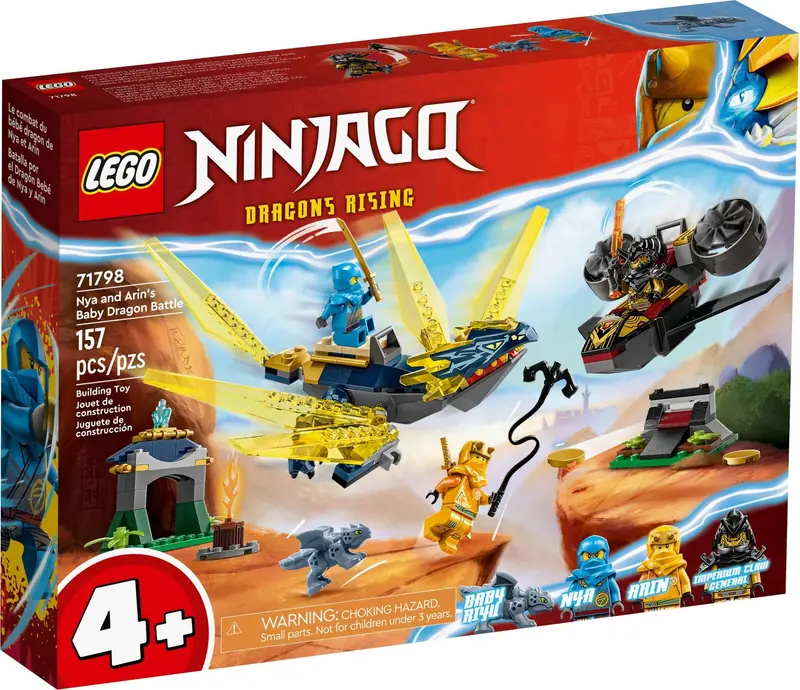 LEGO 71798 Nya i Arin - bitwa na grzbiecie małego smoka zdjęcie 2