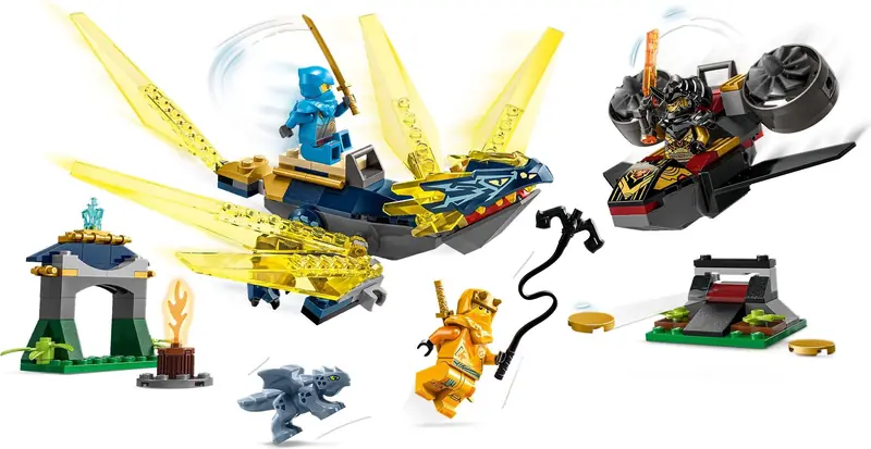 LEGO 71798 Nya i Arin - bitwa na grzbiecie małego smoka zdjęcie 3