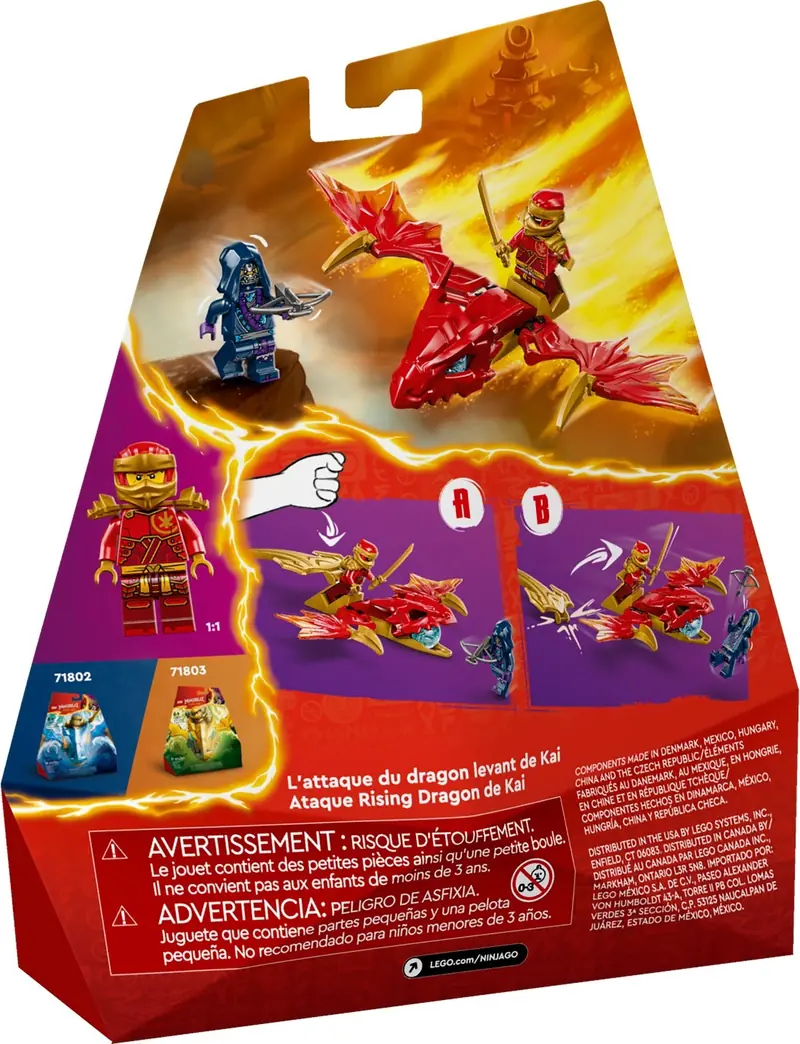 LEGO 71801 Atak powstającego smoka Kaia zdjęcie 4