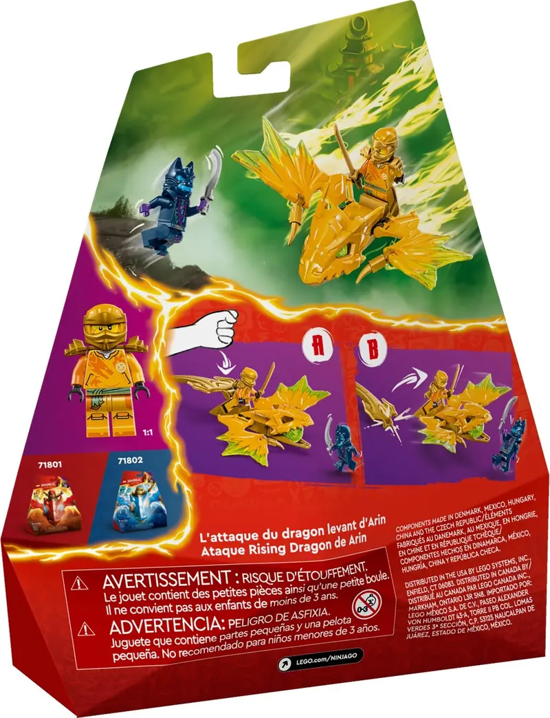 LEGO 71803 Atak powstającego smoka Arina zdjęcie 4