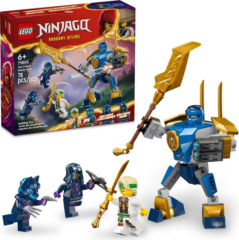 LEGO 71805 Zestaw bitewny z mechem Jaya zdjęcie 2