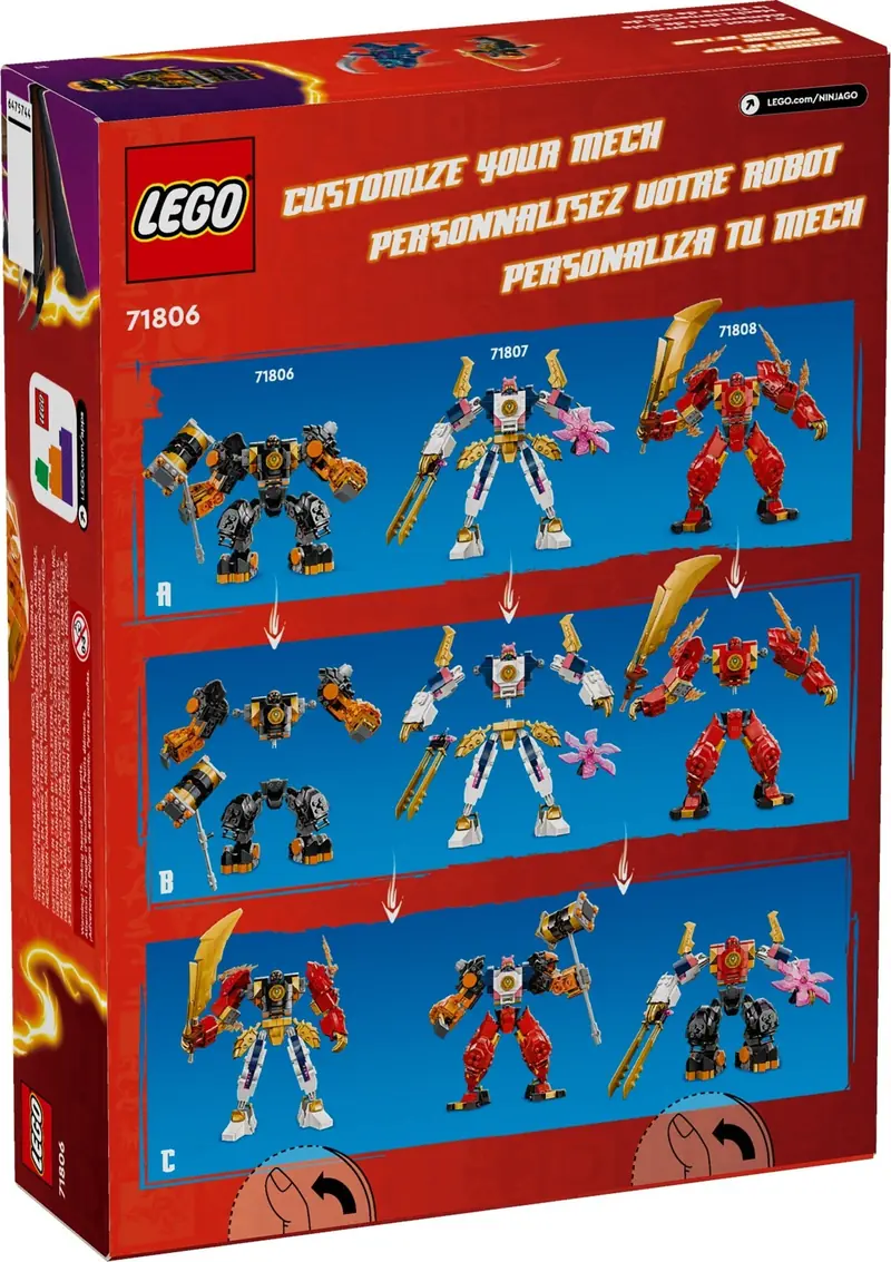 LEGO 71806 Mech żywiołu ziemi Cole’a zdjęcie 4