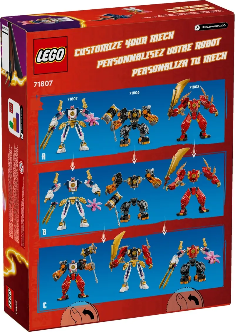 LEGO 71807 Mech żywiołu technologii Sory zdjęcie 4