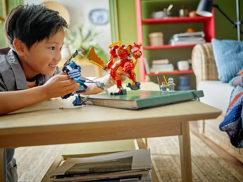 LEGO 71808 Mech żywiołu ognia Kaia zdjęcie 5