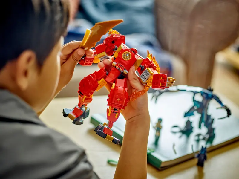 LEGO 71808 Mech żywiołu ognia Kaia zdjęcie 6