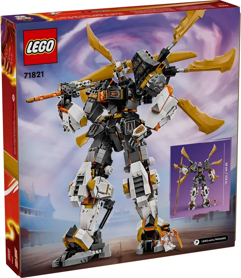 LEGO 71821 Tytanowy smok-mech Cole’a zdjęcie 4