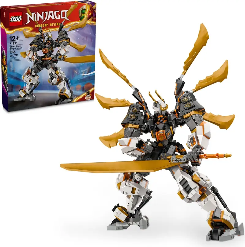 LEGO 71821 Tytanowy smok-mech Cole’a zdjęcie 5