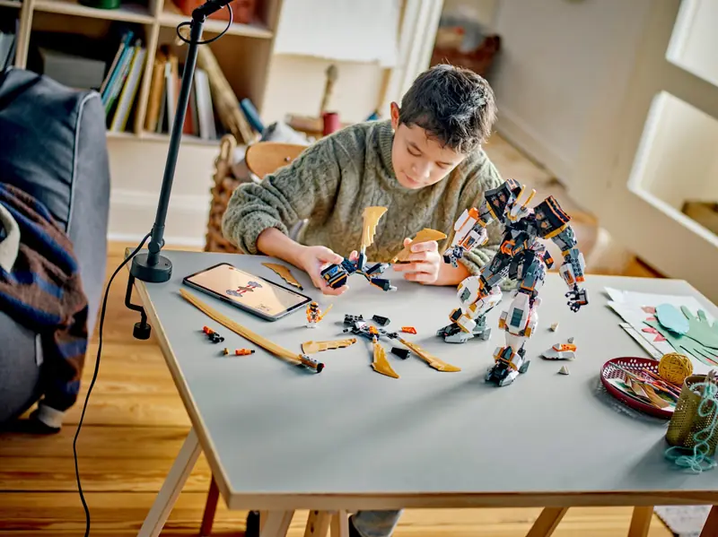 LEGO 71821 Tytanowy smok-mech Cole’a zdjęcie 6