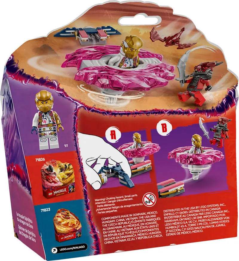 LEGO 71824 Smoczy spinner Spinjitzu Sory zdjęcie 2