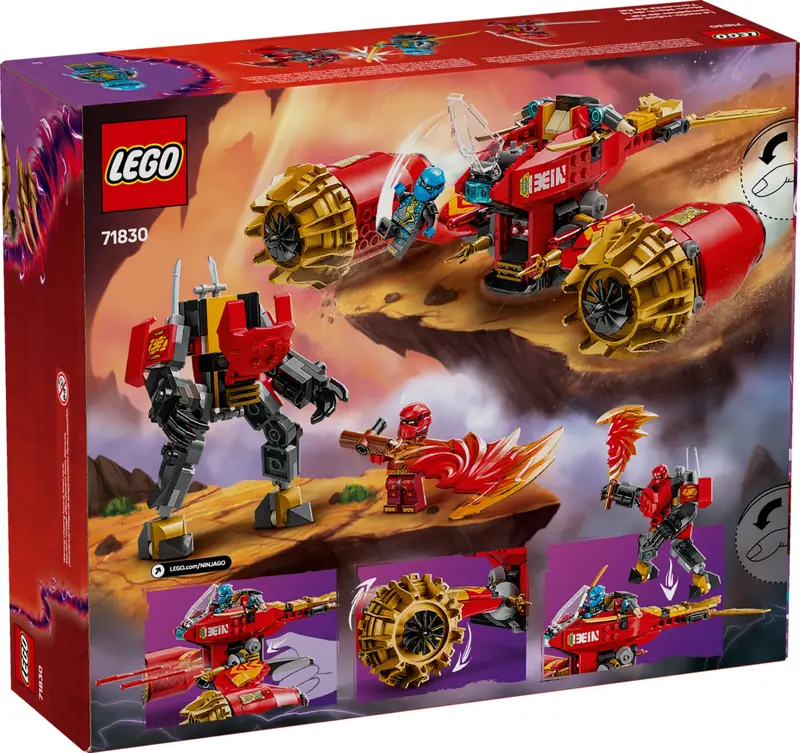 LEGO 71830 Burzowy jeździec-mech Kaia zdjęcie 2