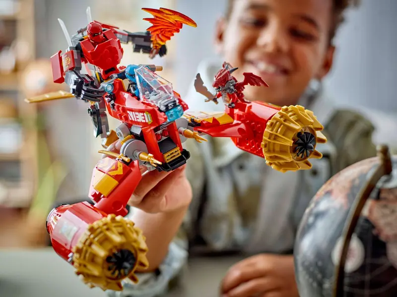 LEGO 71830 Burzowy jeździec-mech Kaia zdjęcie 4