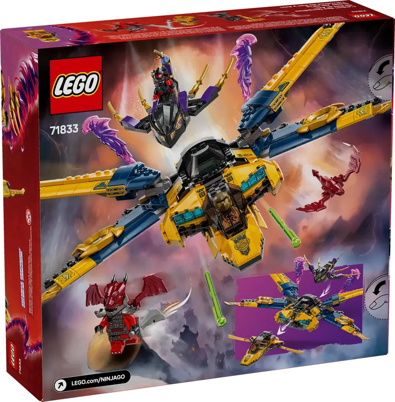 LEGO 71833 Ras i burzowy superodrzutowiec Arina zdjęcie 2