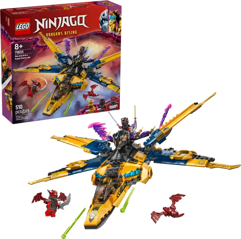 LEGO 71833 Ras i burzowy superodrzutowiec Arina zdjęcie 3