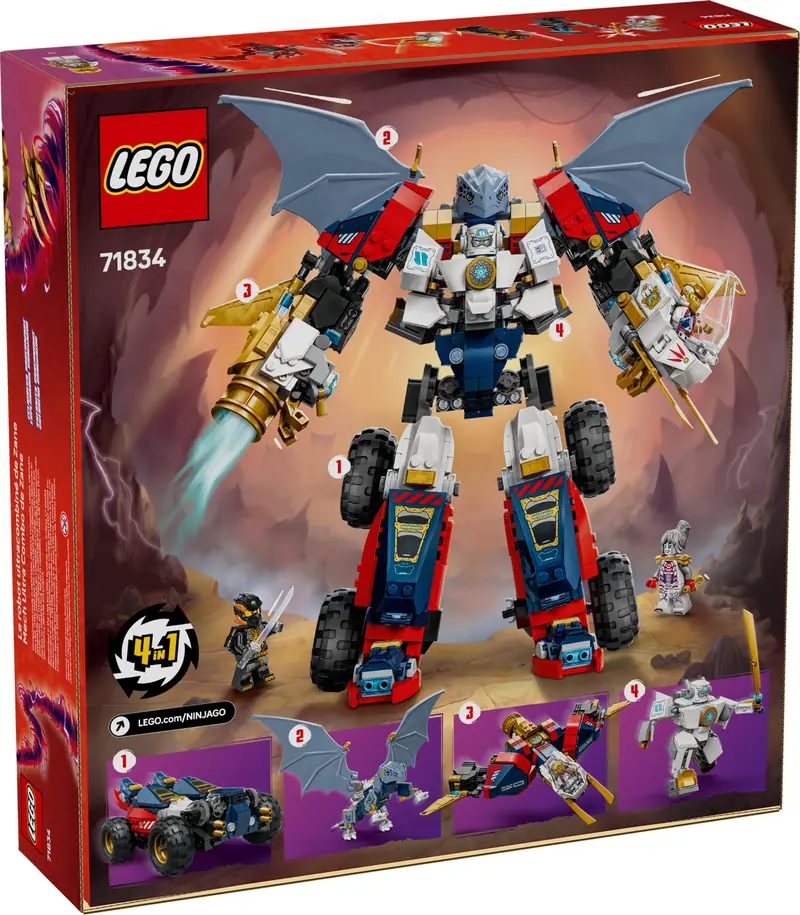 LEGO 71834 Wielofunkcyjny ultramech Zane’a zdjęcie 6