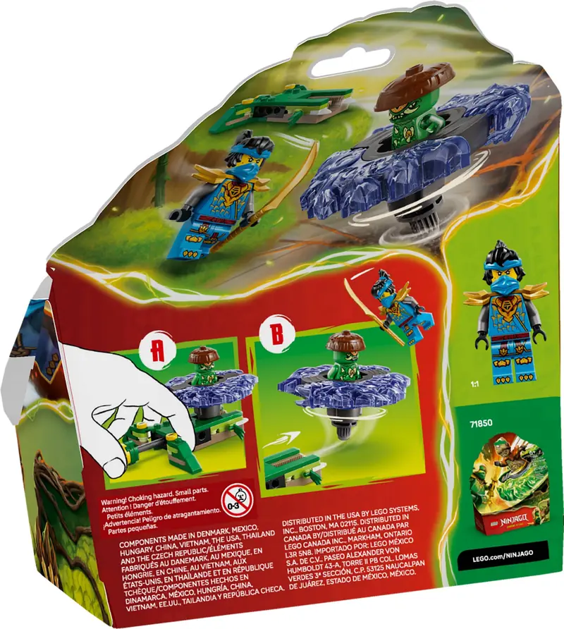 LEGO 71849 Nya kontra zmutowany potwór na spinnerze zdjęcie 3