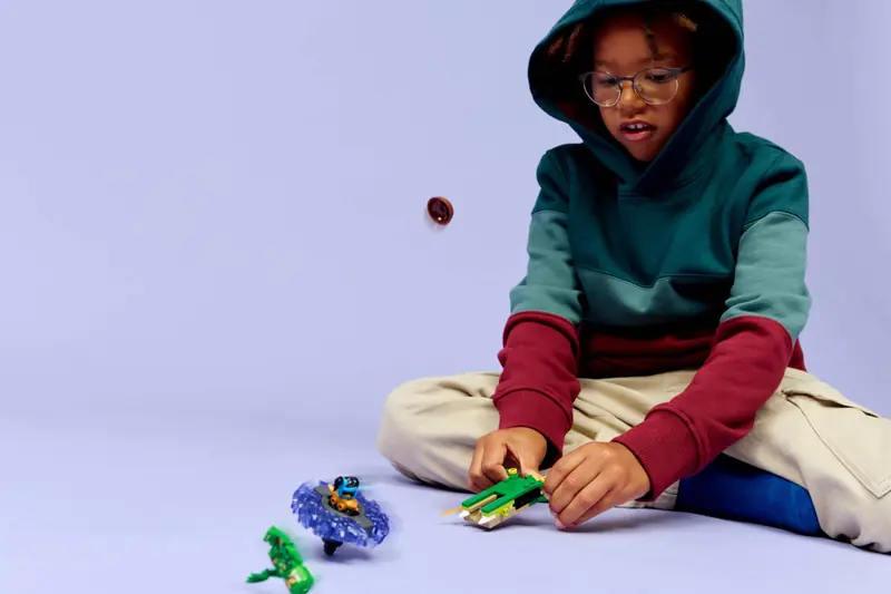 LEGO 71849 Nya kontra zmutowany potwór na spinnerze zdjęcie 6