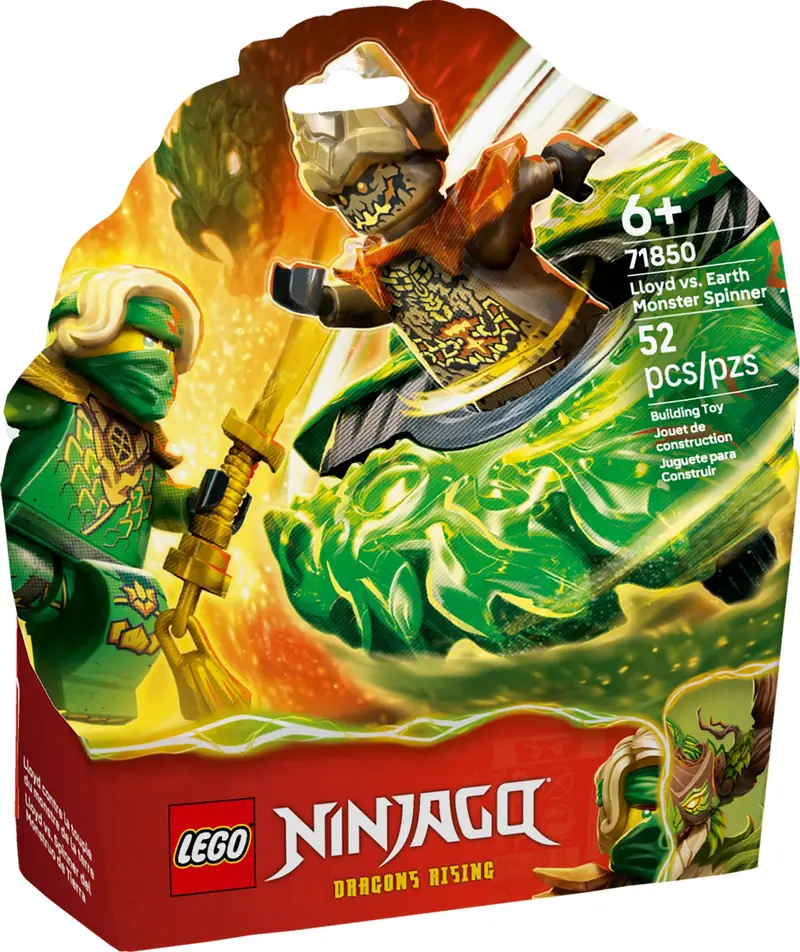 LEGO 71850 Lloyd kontra ziemny potwór na spinnerze zdjęcie 2