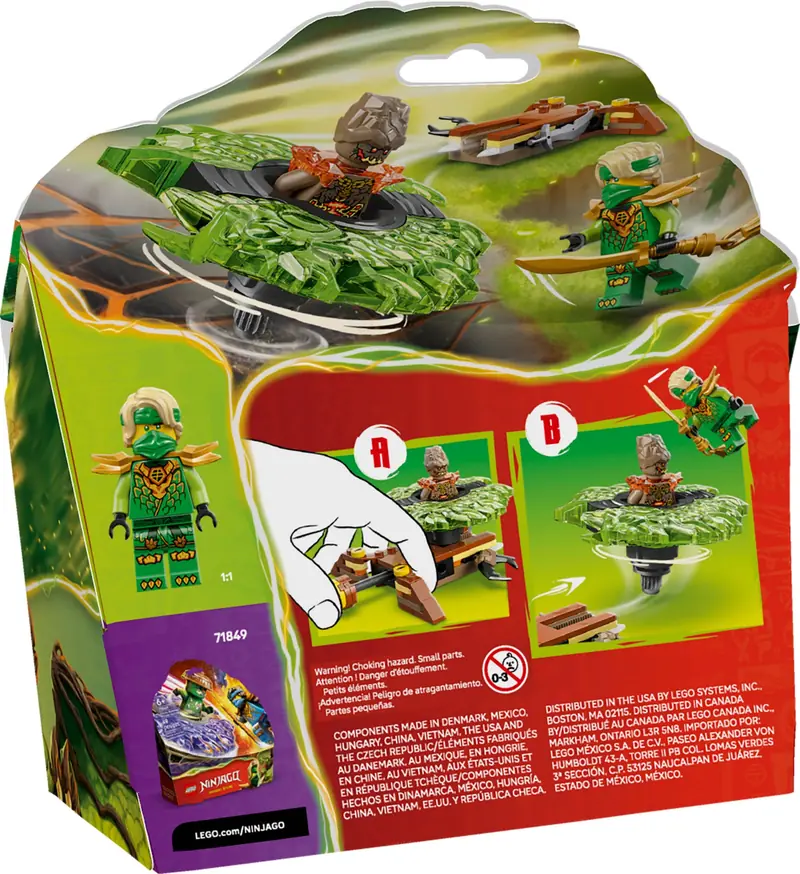LEGO 71850 Lloyd kontra ziemny potwór na spinnerze zdjęcie 3