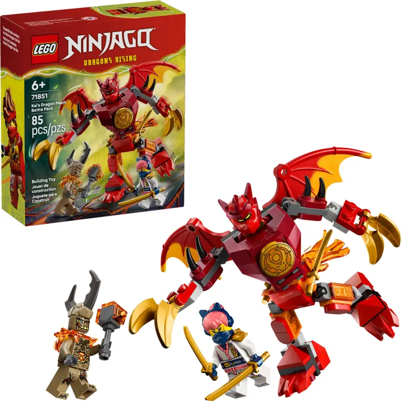 LEGO 71851 Smok-mech Kaia - zestaw bitewny zdjęcie 3