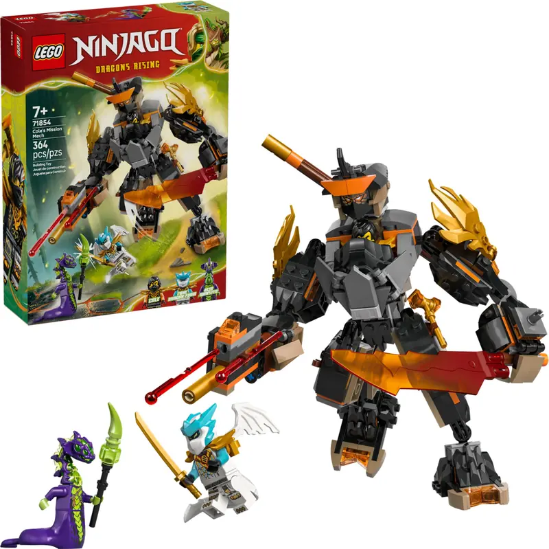 LEGO 71854 Mech specjalny Cole’a i Zane w smoczej zbroi zdjęcie 2