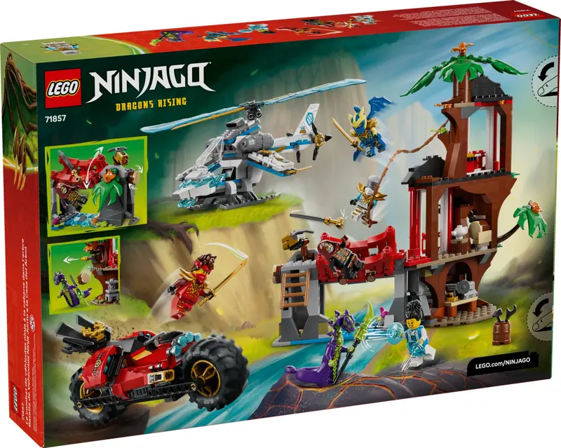 LEGO 71857 Bitwa ninja: domek na drzewie z pojazdami zdjęcie 6