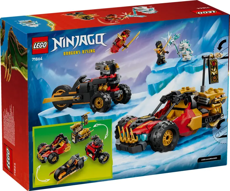 LEGO 71864 Wielofunkcyjne pojazdy Kaia i Cole’a zdjęcie 2