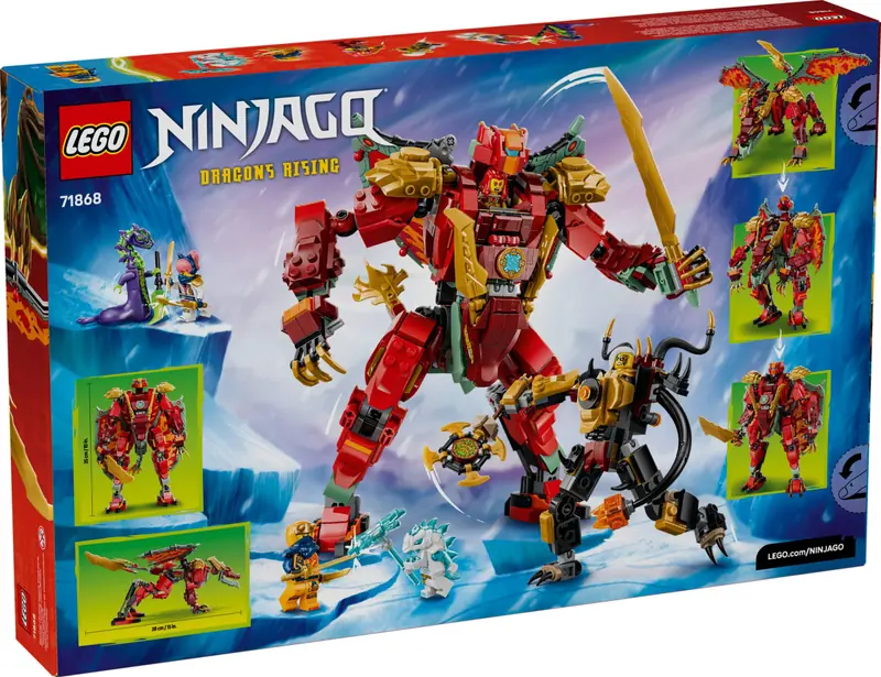 LEGO 71868 Transformujący smoczy mech Wyldfyre zdjęcie 7