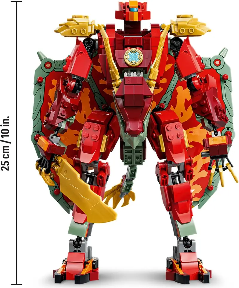 LEGO 71868 Transformujący smoczy mech Wyldfyre zdjęcie 11