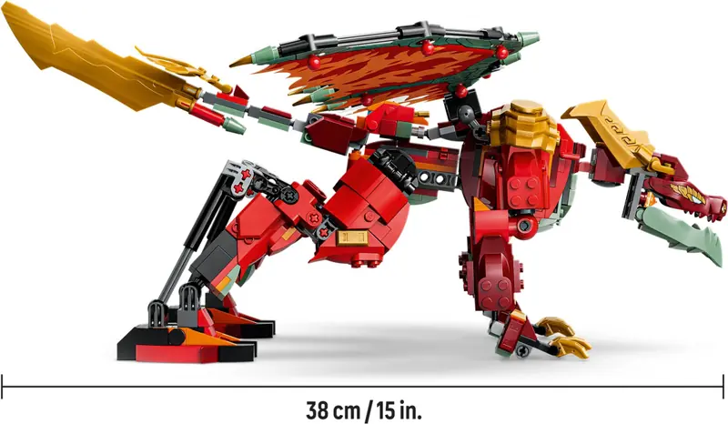 LEGO 71868 Transformujący smoczy mech Wyldfyre zdjęcie 4