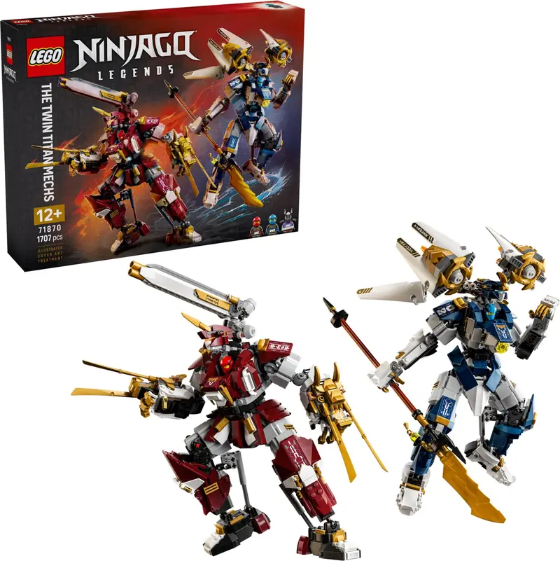 LEGO 71870 Bliźniacze tytanowe mechy zdjęcie 3