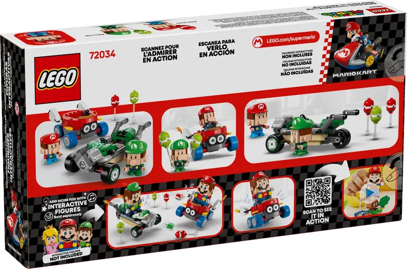 LEGO 72034 Mario Kart – Baby Mario kontra Baby Luigi zdjęcie 3