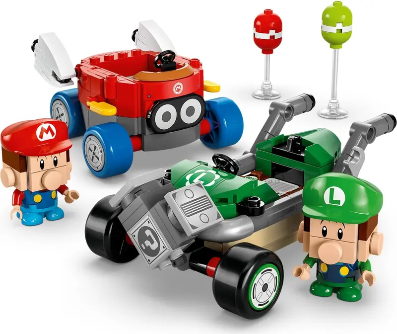 LEGO 72034 Mario Kart – Baby Mario kontra Baby Luigi zdjęcie 9