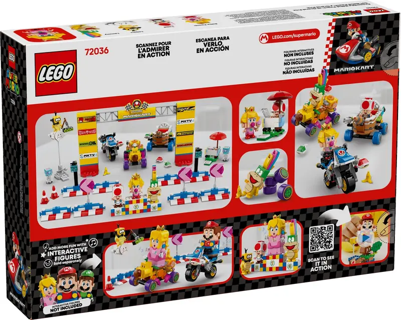 LEGO 72036 Mario Kart – Zestaw Baby Peach i Grand Prix zdjęcie 3