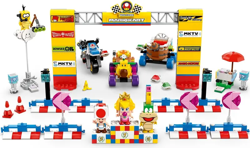 LEGO 72036 Mario Kart – Zestaw Baby Peach i Grand Prix zdjęcie 5