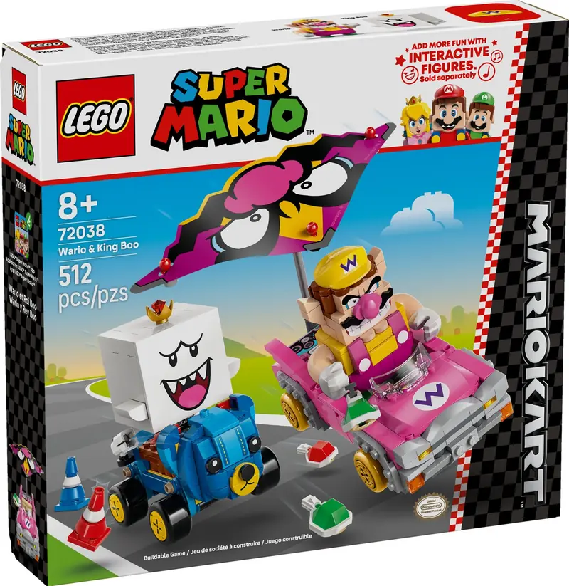 LEGO 72038 Mario Kart - Wario i King Boo zdjęcie 2
