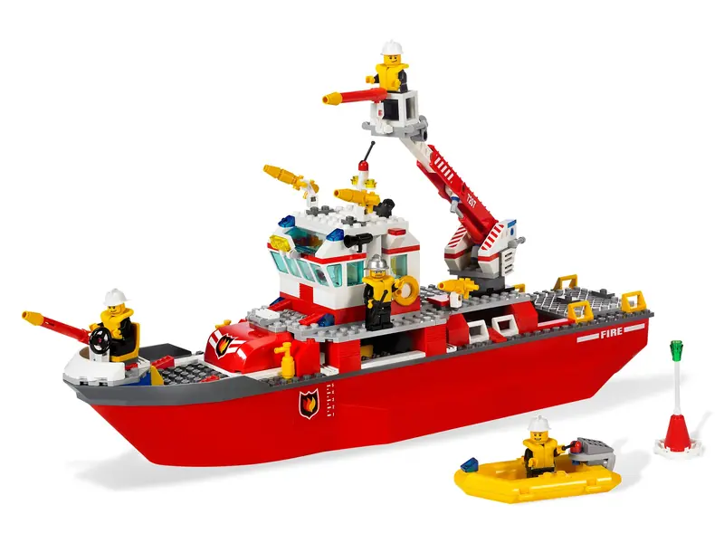 LEGO 7207 Łódź straży pożarnej