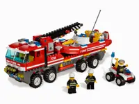 LEGO 7213 Terenowy wóz strażacki z motorówką
