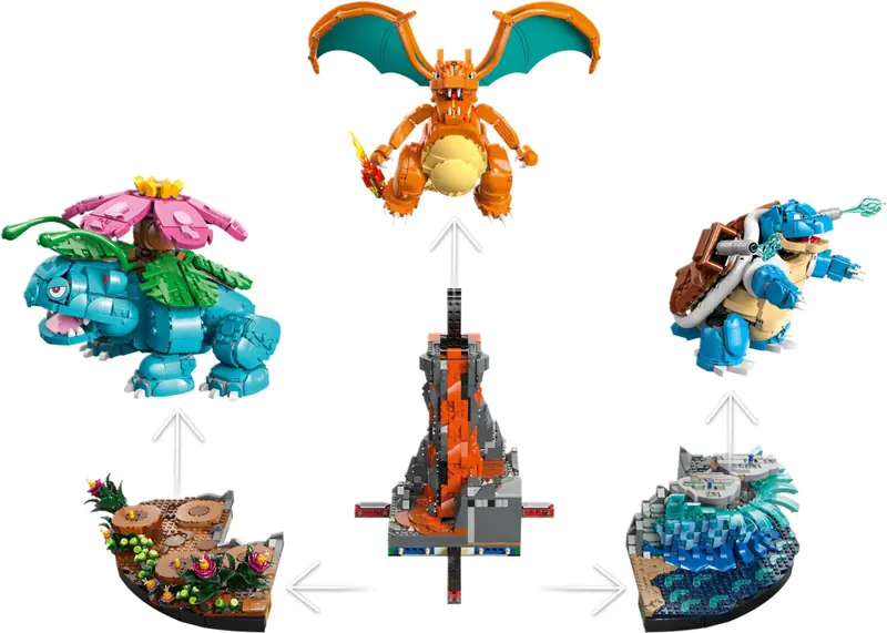 LEGO 72153 Venusaur, Charizard i Blastoise zdjęcie 5